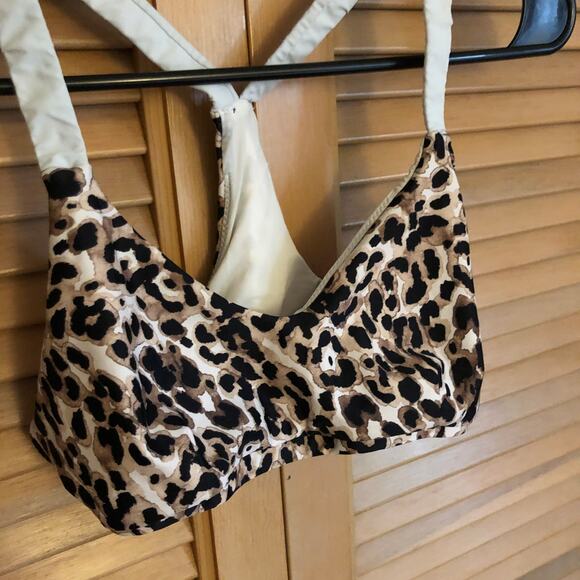 The Upside Swimsuit Top Cheetah Print sz. 6 US $95 retail value - Picture 2 of 11